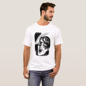 Comics-Mann-Schrei-Halloween T-Shirt (Vorne ganz)