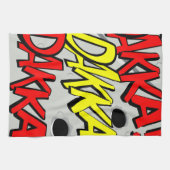 Comicstrip Teetuch - dakka, dakka, dakka! Geschirrtuch (Horizontal)