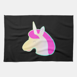 Comicstyle-Einhorn! Geschirrtuch
