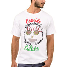 Comida Cultura Hispanic Kulturerbe Monat T - Shirt