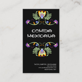 Comida Mexicana Food Truck Logo Business Card Visitenkarte