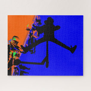 Comin' Through - Motox und Scooter Jigsaw Puzzle