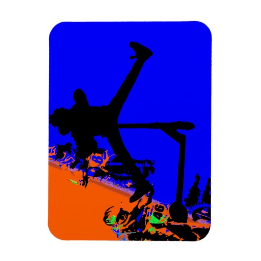 Comin' Through - Motox und Scooter Magnet (Vertikal)