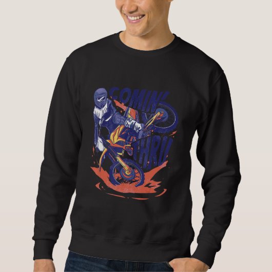 Comin' thru bike sweatshirt (Vorderseite)