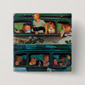 Coming and Going by Norman Rockwell Button (Vorderseite)