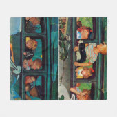 Coming and Going by Norman Rockwell Fleecedecke (Vorderseite (Horizontal))