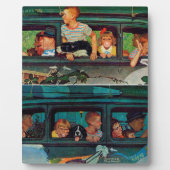Coming and Going by Norman Rockwell Fotoplatte (Vorderseite)