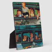 Coming and Going by Norman Rockwell Fotoplatte (Seite)