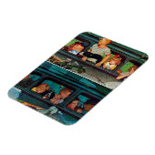 Coming and Going by Norman Rockwell Magnet (Linke Seite)