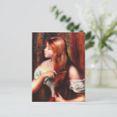 Coming Girl von Pierre Renoir Postkarte (Stehend Vorderseite)