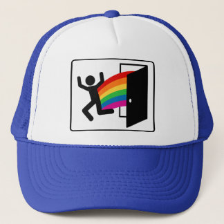 Coming Out Exit Sign Truckerkappe
