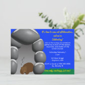 Coming Out of Hibernation-Cozy Winter to Spring Einladung (Stehend Vorderseite)