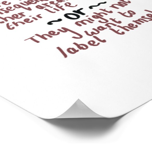 Coming Out Poster (Ecke)