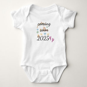 Coming soon baby girl strampler