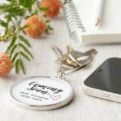 Coming Soon New Baby Announcement Keychain Schlüsselanhänger (Seite)
