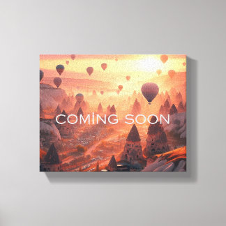 Coming Soon Vacation Ladscape Print Leinwanddruck