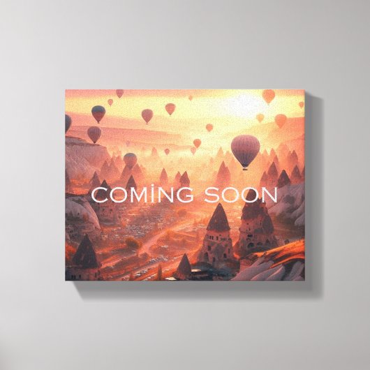 Coming Soon Vacation Ladscape Print Leinwanddruck (Vorderseite)