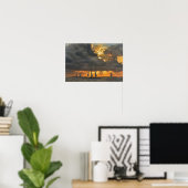 Coming Storm at Sunset in Key West, Florida Poster (Heimbüro)