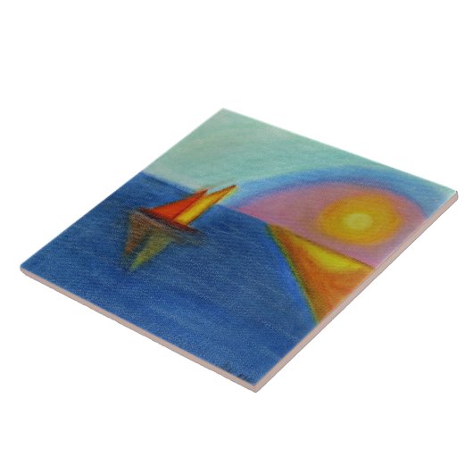 Coming Zuhause Abstrakt Pastelmalerei Fliese (Seite)