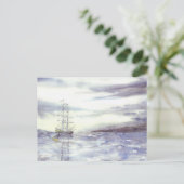 'Coming Zuhause' Postkarte (Stehend Vorderseite)