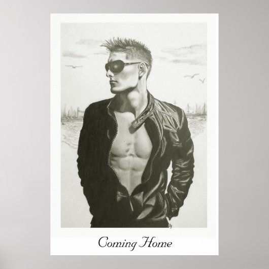 Coming Zuhause Print Poster (Vorne)