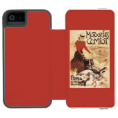 Comiot Motocycles Frau und Gänsepromo-Plakat Incipio iPhone Geldbeutel-Hülle (Folio Geöffnet)