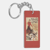 Comiot Motocycles Frau und Gänsepromo-Plakat Schlüsselanhänger (Vorderseite links)