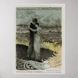 Comique National Opera Theater ~ Louise Poster