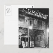 Comique Theatre Postkarte (Vorne/Hinten)