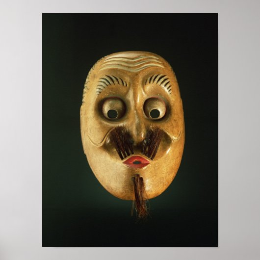 Comische Maske, Noh Theater Poster (Vorne)