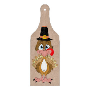 Comischer Erntedank Türkei Schneidebrett