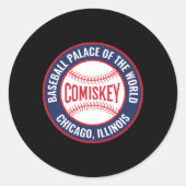 Comiskey Park Chicago Runder Aufkleber (Vorderseite)