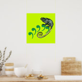 Comma Chameleon Poster $ 24,95 (Küche)