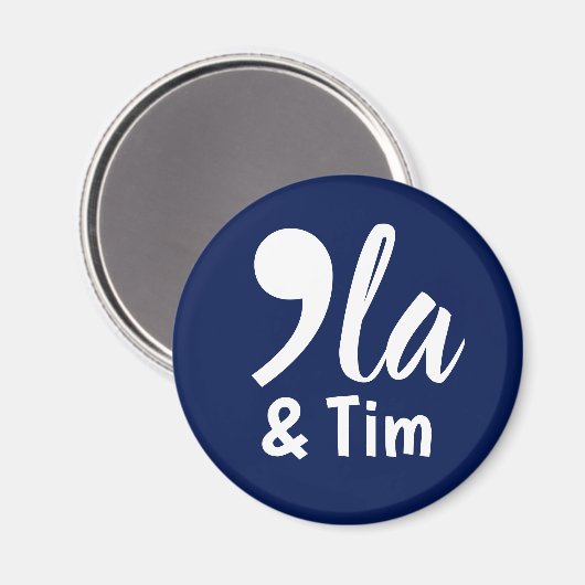 Comma Kamala und Tim 2024 Magnet (Vorderseite/Rückseite)
