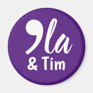 Comma Kamala und Tim 2024 Magnet