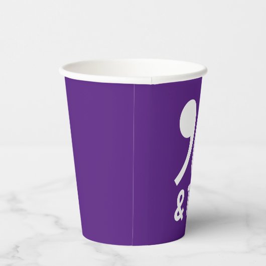 Comma Kamala und Tim 2024 Pappbecher (Rechts)