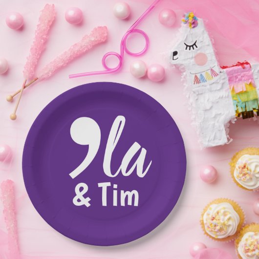 Comma Kamala und Tim 2024 Pappteller (Party)