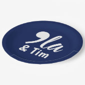 Comma Kamala und Tim 2024 Pappteller (Schrägansicht)