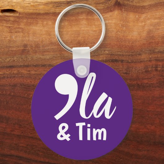 Comma Kamala und Tim 2024 Schlüsselanhänger (Rückseite)