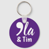 Comma Kamala und Tim 2024 Schlüsselanhänger (Rückseite)