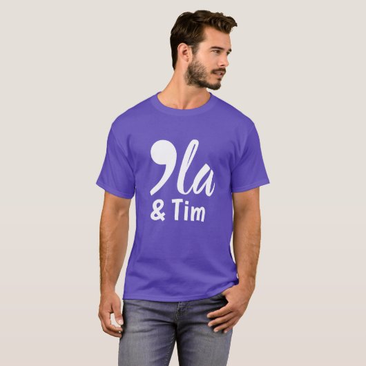 Comma Kamala und Tim 2024 T-Shirt (Vorne ganz)