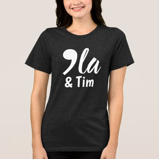 Comma Kamala und Tim 2024 Tri-Blend Shirt (Vorderseite)