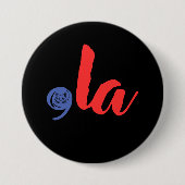 Comma La 2024 for President Election 2024 Funny Button (Vorderseite)
