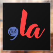 Comma La 2024 for President Election 2024 Funny Fensteraufkleber (Blatt 2)