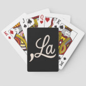 Comma La 2024 für die Präsidentschaftswahl Funny K Spielkarten (Rückseite)