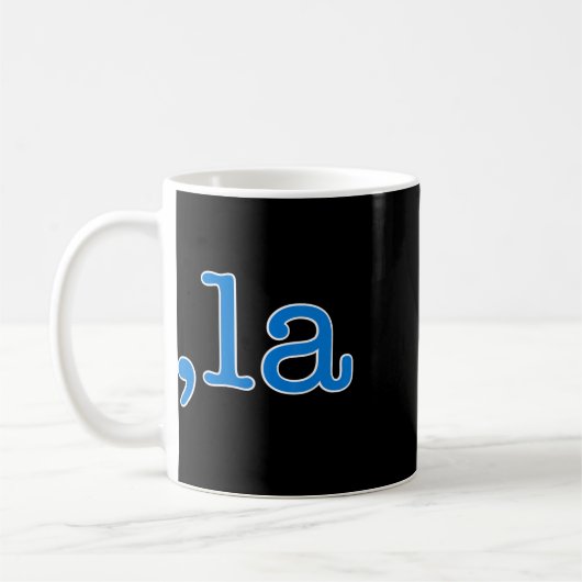Comma La Blue Comma La - Kamala Harris 2024 Us Kaffeetasse (Links)