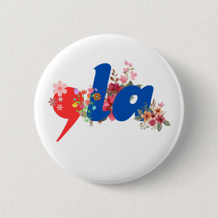 Comma la Blume Button