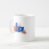Comma la Blume Kaffeetasse (Vorderseite Links)