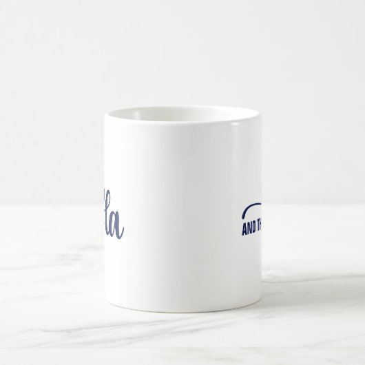 Comma la & Coach | Kamala Harris Coach Blue Kaffeetasse (Mittel)