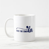 Comma la & Coach | Kamala Harris Coach Blue Kaffeetasse (Links)